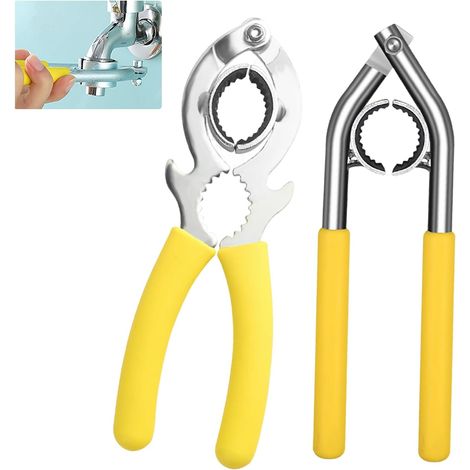 Clé à molette multifonctionnelle, lot de 2, pour robinetterie, pour l'entretien, le montage et la réparation de la maison.-AquaForge (1/5)