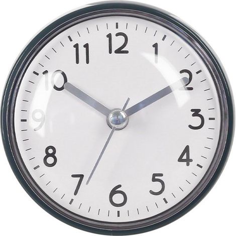 Mini réveil de douche - Réveil de salle de bain étanche - Réveil - Horloge murale étanche - Réveil de douche - Horloge numérique - Réveil à ventouse - Vert (1/5)