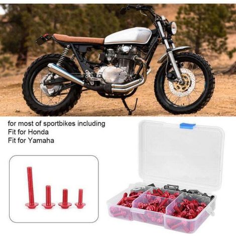Kit De Boulons M5 M6 - Aluminium - Pour Carénage Moto - 177 Pièces (1/4)