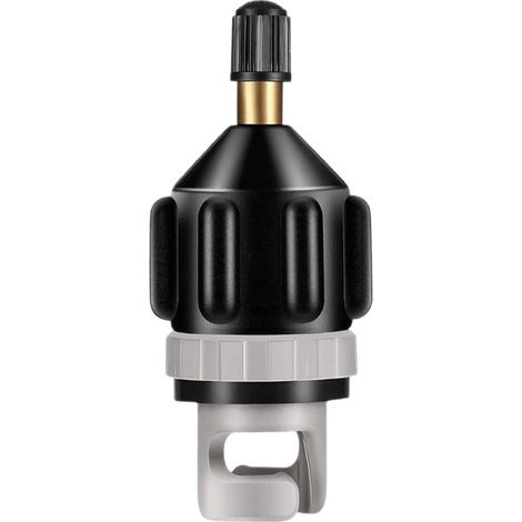Adaptador multifuncional para bomba de SUP, convertidor de válvula de aire para tabla de paddle surf, kayak y bote inflable - Negro (1/5)
