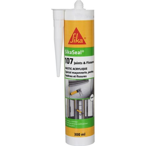 SIKA Sikaseal 107 Sellador Acrílico y Crack - Blanco - 300ml