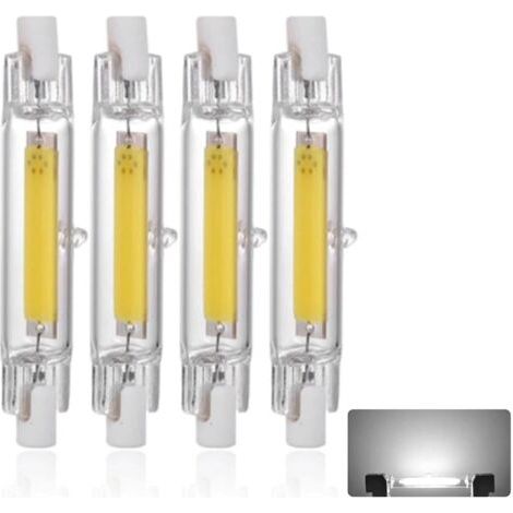 RHG Ampoule LED R7S 78mm 20W Blanc Froid 6000K, 1500LM, Équivalent Lampe Halogène J78 200W, Dimmable, 360 Degrés Linéaire Ampoule 20W R7S 78mm Slim COB LED, 4PCS (1/5)