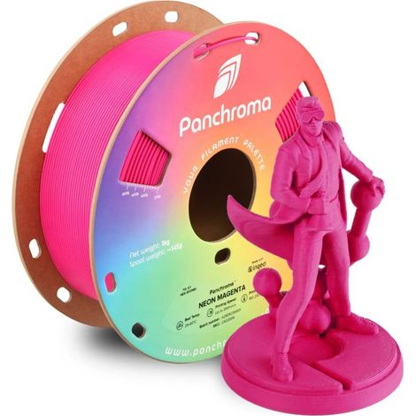 [NEUWERTIG] B-Ware Polymaker Filament Druckmaterial Pla 1,75mm 3 D Drucker Neon Magenta Panchroma