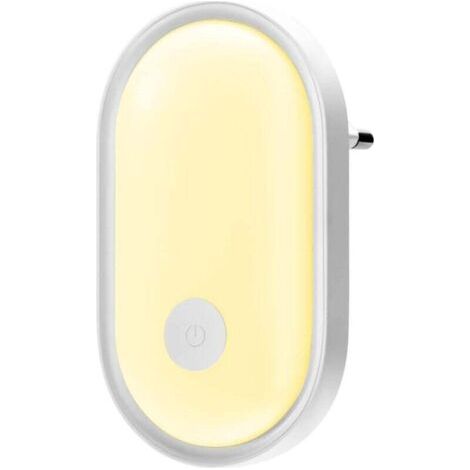 Veilleuse LED Prise Electrique avec Commande Tactile, Lampe Nuit avec Capteur de Crépuscule et Luminosité Réglable, Veilleuse Enfants pour Chambre de Bébé, Escalier, Couloir, Cuisine (1/4)