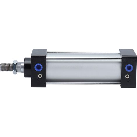 Vérin pneumatique à double effet, tige simple, en alliage d'aluminium avec aimant SC50‑100‑S