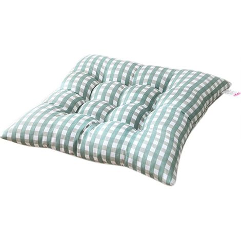 Set di 4 cuscini per sedie da pranzo con lacci, spessi, antiscivolo, quadrati, morbidissimi e confortevoli, ideali per cucina, sala da pranzo, ufficio, soggiorno, patio - F-40 x 40 cm