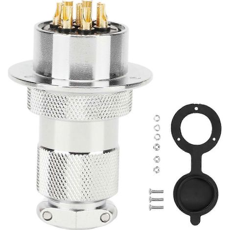 Kompakter Flugzeugstecker, zuverlässig, hochfest, AC/DC 250 V, 8-polig (1/5)