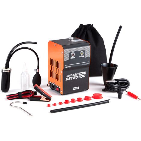 VEVOR Macchina Rilevatore di Perdite di Fumo CC 12V, Rilevatore per Fumo EVAP per Auto Moto Camion Barca Tester a Vuoto Pompa ad Aria Integrata, Modalita Doppia, Temperatura Lavoro -20°C e 75°C (1/5)