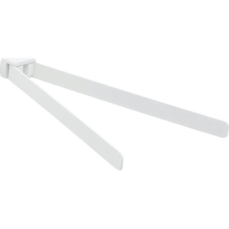 Portasalviette a snodo da muro in ottone e Cromall PI23 Gedy serie PIRENEI Bianco Opaco (1/2)