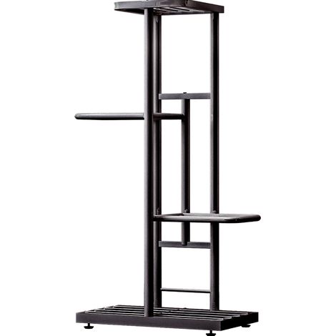 Étagère à 4 niveaux pour pots de fleurs, support pour plantes, échelle de rempotage, étagère de rangement robuste pour plantes en pot (1/3)
