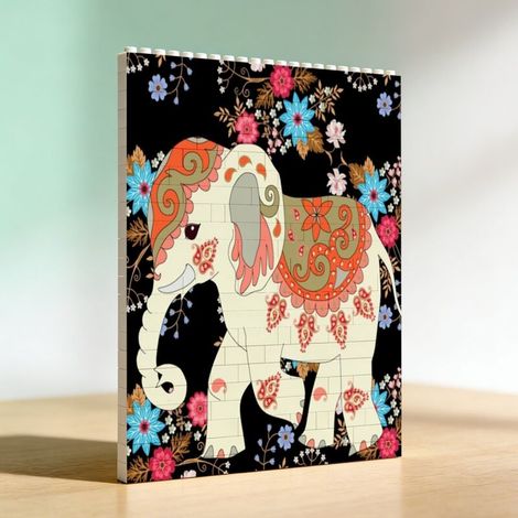Cadre photo en blocs de construction, cadeau pour couple (1/5)