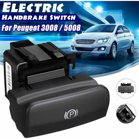 Rnemitery – Interrupteur bouton frein à main électrique pour Peugeot 3008/5008 – Plastique noir – Installation facile – Modèle B73388 (1/5)