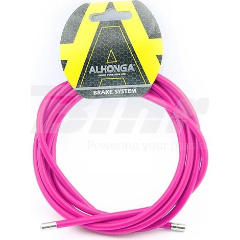 Câble ou gaine Alhonga pour Auto rose / Ø2x5mm par 2m / 35402