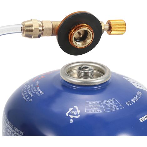 Adaptateur de recharge de Propane, cuisinière à gaz de Camping en plein air, convertisseur de cylindre, accessoires de coupleur de réservoir de remplissage (1/5)