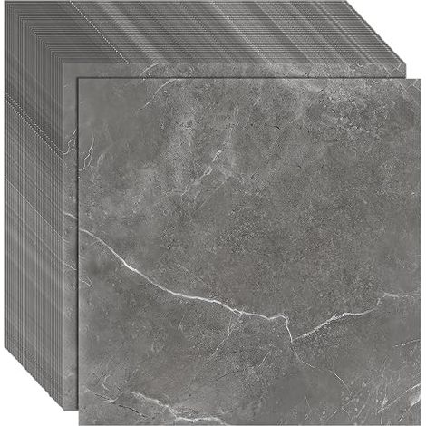 40 Pack Self Adhesive Vinyl Flooring 30 x 30 cm Marble Look Flooring for Kitchen, Bathroom and Living Room, Waterproof Heavy Duty PVC Flooring (1/5)