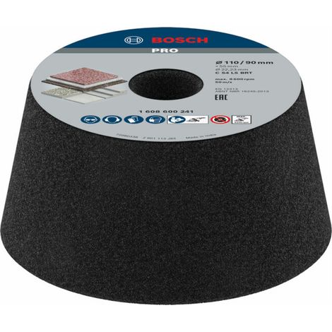 Bosch PRO Metal Meule conique 90 x 110 x 55 mm G54 - 1608600241