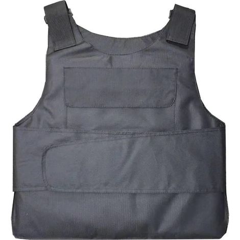 Gilet Pare-balles en Acier à Haute teneur en manganèse, résistant aux coupures et aux Coups de Couteau, for l'autodéfense et Les Agents de sécurité.(2.3kg Steel Plate)