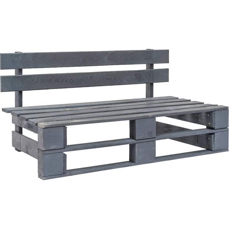 Maison Exclusive - Outdoor-Mittelsofa Paletten Imprägniertes Kief (1/5)