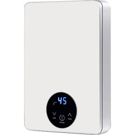 Elektrischer Durchlauferhitzer 220 V 6000 W Mini-Warmwasserbereiter aus Edelstahl mit konstanter Temperatur, 30–55 °C (1/4)