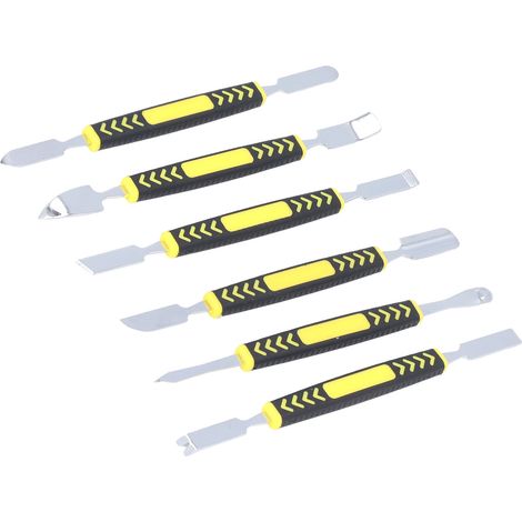 Set mit 6 Metallhebeln zum Öffnen von Koffern, Haushaltsreparaturwerkzeugen, Metallentfernstangen für Schalungen