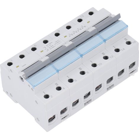 Interrupteur sectionneur quadripolaire pour montage sur rail DIN, disjoncteur miniature, sectionneur pour système d'énergie solaire 400 V 125 A (1/5)