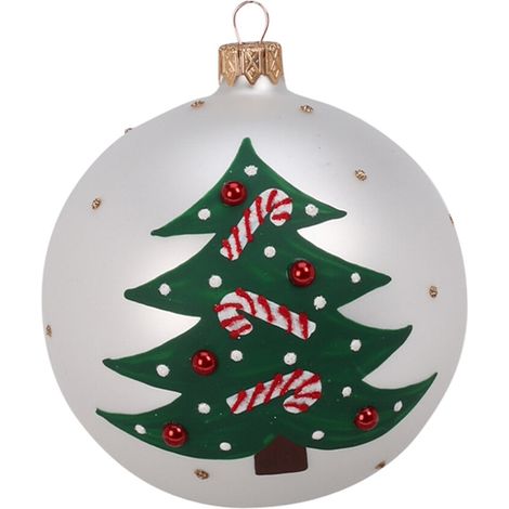Palline per albero di Natale, in Vetro, con decorazioni, Ø 100 mm, 6 pezzi (1/3)