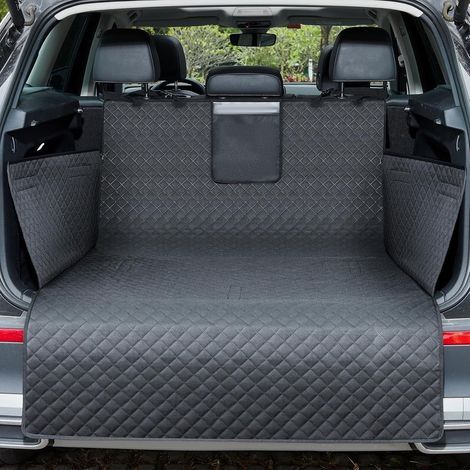 Tapis de coffre imperméable 185x105x35 cm en tissu Oxford 600D avec dos antidérapant pour SUV et berlines (1/5)