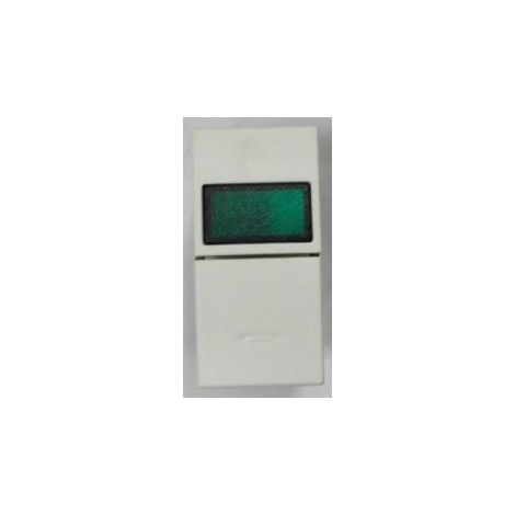 Pulsante Vela Unipolare NO con Lampada Verde 2P NO 10A LEGRAND 682849