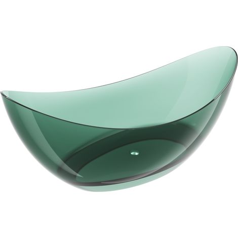 Mexen Vea freistehende transparente Teal-Wanne 180 x 80 cm, Chromstöpsel - 58091808011 (1/5)