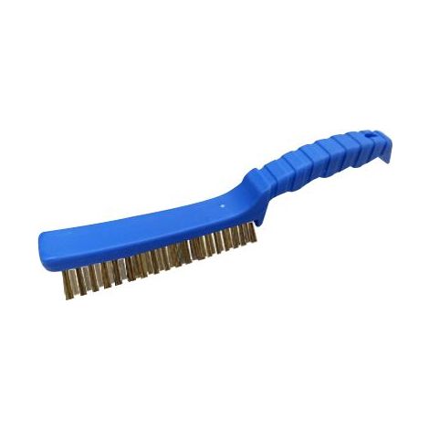 Brosse métallique RS PRO en Laiton 30mm Bleu ( Prix pour 1 )