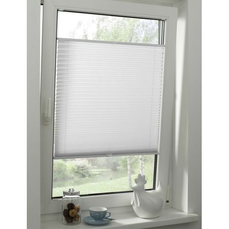 Gardinia Plissee weiß Concept Plisseerollo (1/2)