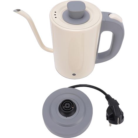 Bouilloire électrique à col de cygne 600W 800ml en acier inoxydable, verser sur le café Pour la cuisine domestique, prise ue 220V (1/5)