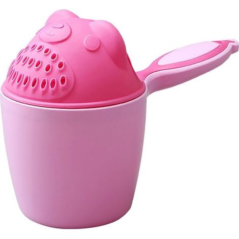 Baby Bath Cup - Watering Can - Great for Bath Time Fun (Pink)