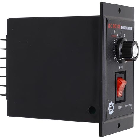 Contrôleur de vitesse moteur à courant continu 500W 180VDC régulateur avec fonction avant inverse et boîtier ABS robuste pour atelier (1/5)