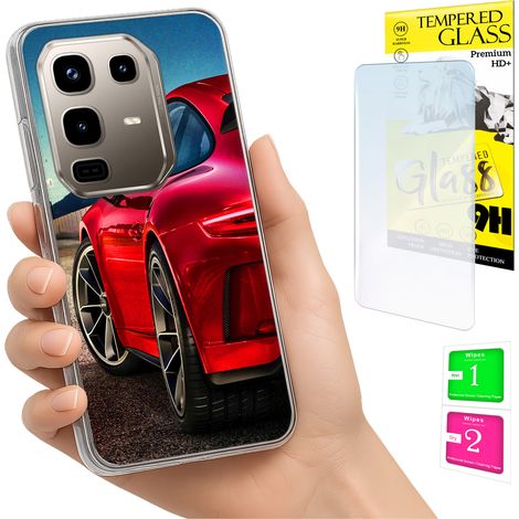 Schutzhülle für Infinix Note 50 Pro 4G: Fotohülle, Rückseite + 9H-Glas (1/5)