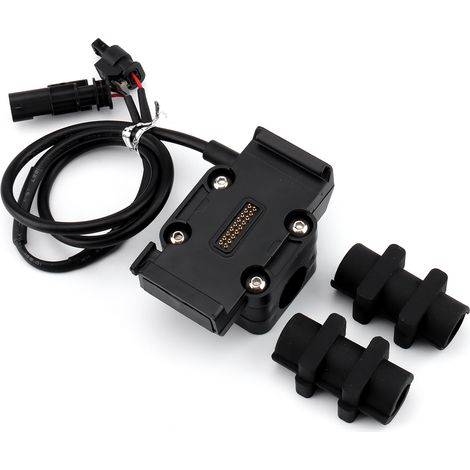 GARRYFIZH Station d'alimentation universelle, support de navigation pour téléphone portable, chargement sans fil, support pour cage de sécurité 12 mm/22 mm, adapté pour BMW R1250GS ADV R1200GS S1000XR (1/5)