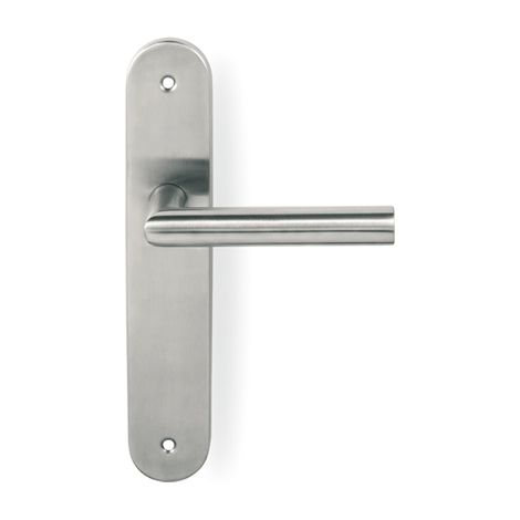 Maneta Placa Oval T.V Modelo Hebe Inox   - Maneta HEBE (1/3)