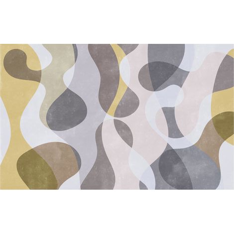 Komar Wandtapete - Flux Meditation - 250 x 400 cm - Vlies Digitaldruck - Vintage und Retro (1/5)