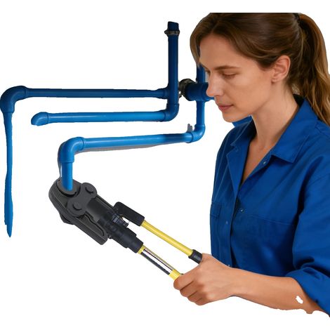 Prensa de mandíbulas, fabricada en acero endurecido, con un peso de 2,5 kg, compatible con moldes TH, de alta resistencia a la corrosión y diseño fácil de usar. (1/5)