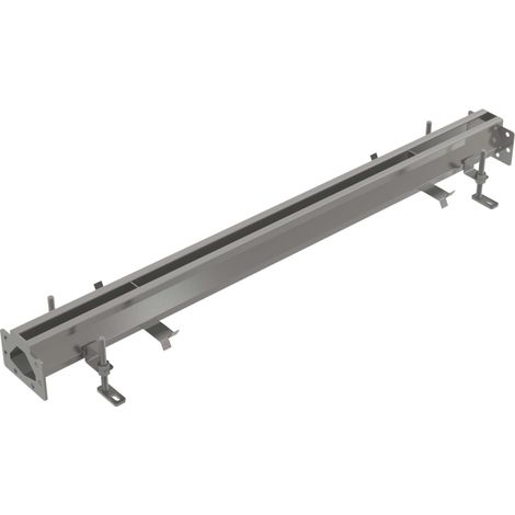Desagüe industrial ranurado de esquina de 1 m, acero inoxidable AISI 304 (1/2)