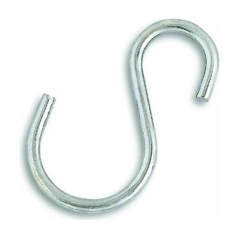 Crochet Peintre Acier Zingué - 1 Pièce - Diamètre 6mm - Pour Seau Et Échelle - Usage Chantier - Gris
