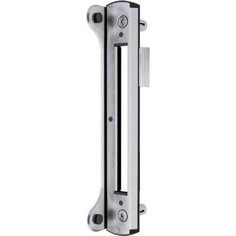 Gâche Noire en acier inoxydable pour FortyLock, Fiftylock ou Sixtylockpr profil acier à partir de 40 mm - (1/2)