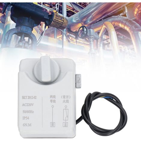Vanne à bille DN20 à deux voies, manuelle/automatique, vanne électrique à deux fils AC220V normalement ouverte (1/5)