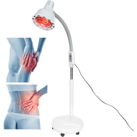 Lampe de thérapie par chauffage à lumière infrarouge 275 W Lampe de soulagement des douleurs musculaires par le froid Température réglable