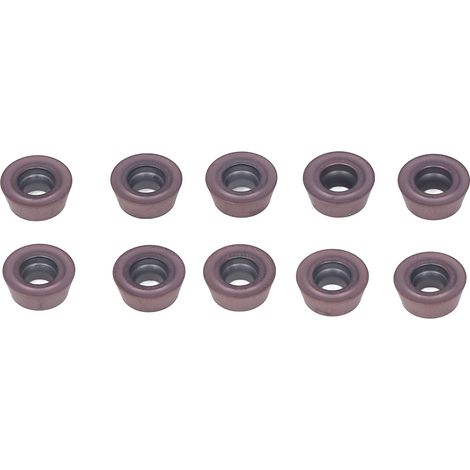 10 plaquettes de tournage indexables en carbure à grande vitesse de coupe, revêtues, pour tour CNC et fraiseuse (1/5)