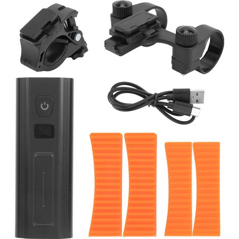 Vélo VTT Feu Avant LED Rechargeable USB Éclairage Cyclisme Nocturne Phare Réglable (1/5)