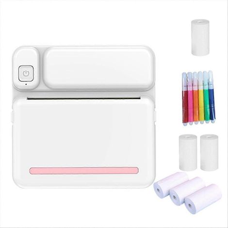Imprimante thermique portable C19, imprimante d'étiquettes thermique de poche, impression sans fil Bluetooth 58 mm, compatible Android et iOS. (1/5)