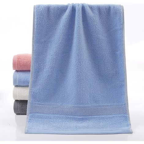 Serviettes en coton de luxe, douces et épaisses, pour le bain et le séchage rapide des mains, lot de 3. (1/4)