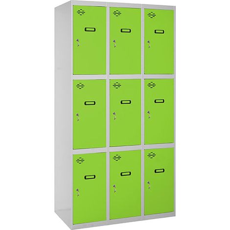 Simonrack Simonlocker Metallspind grau-grün 1800x900x500 mm
