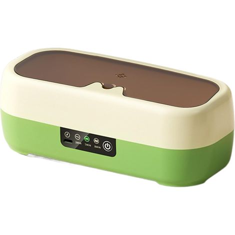 Nettoyeur à ultrasons pour lunettes - Outil électrique professionnel pour colliers, outil de nettoyage rechargeable pour bijoux Outil de nettoyage rechargeable pour bijoux (bagues, colliers en argent (1/5)